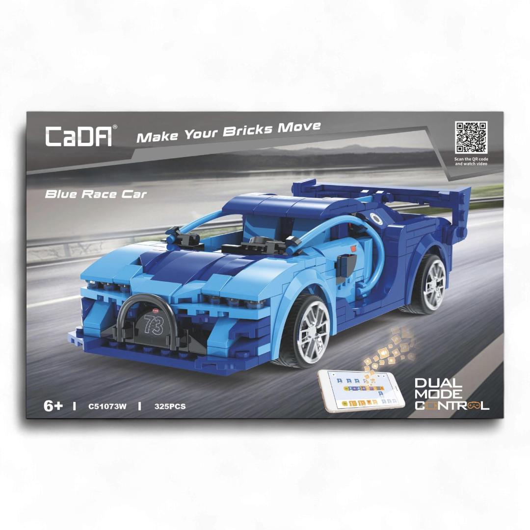 Cadfi Blue Race Car