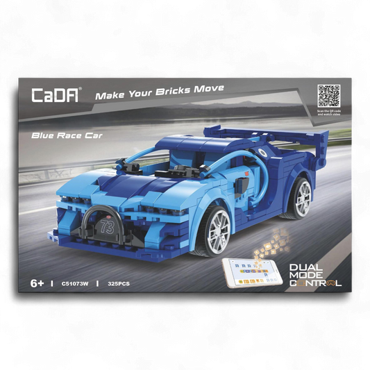 Cadfi Blue Race Car