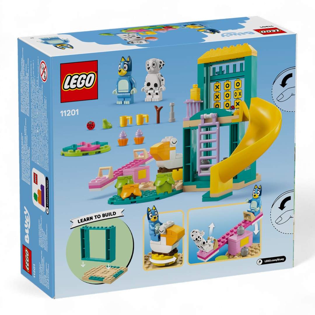 Lego Bluey 11201 Divertimento al parco giochi di Bluey e Chloe