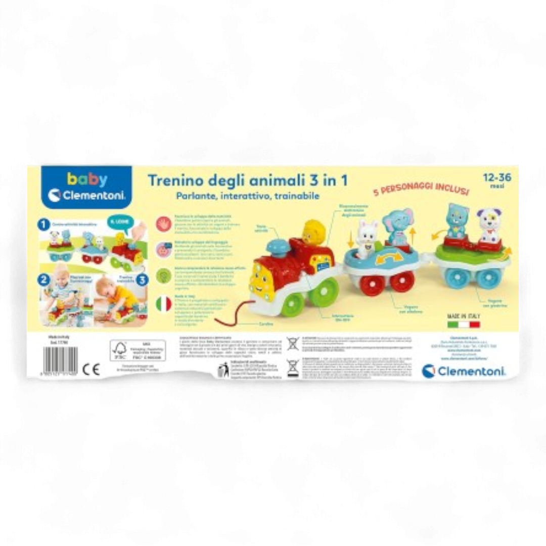 Trenino degli animali 3 in 1