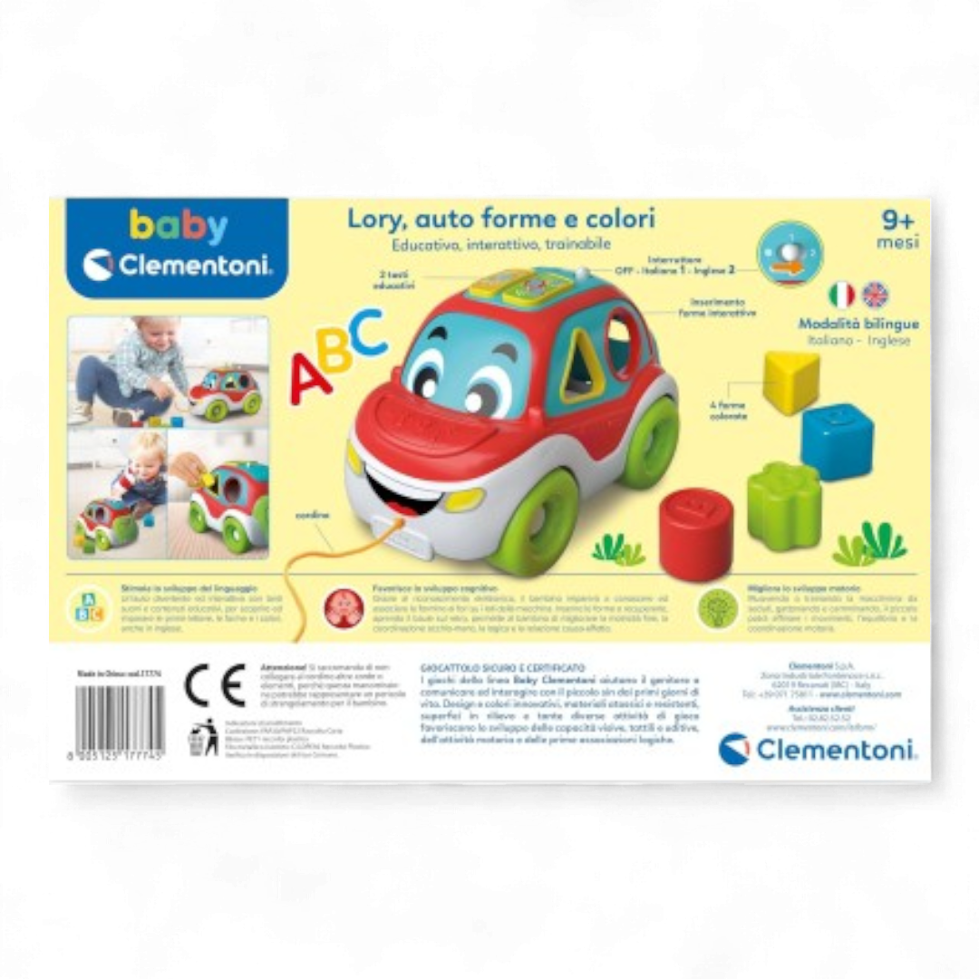 Clementoni Lory Auto Forme e Colori