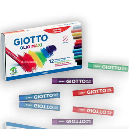 Giotto Olio Maxi 12 Colori