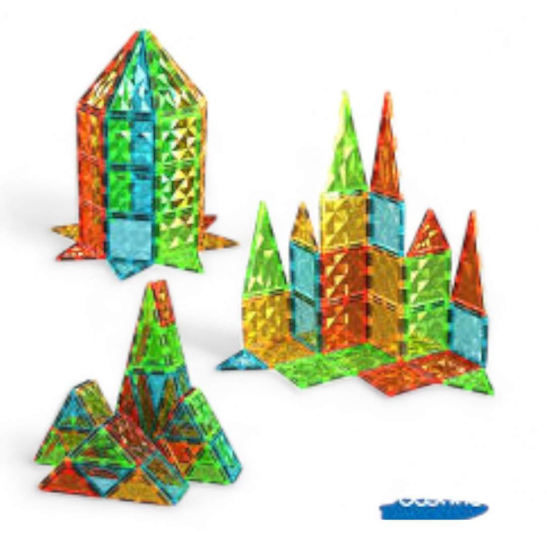 Geomag Magnetic Tiles 60 Gems