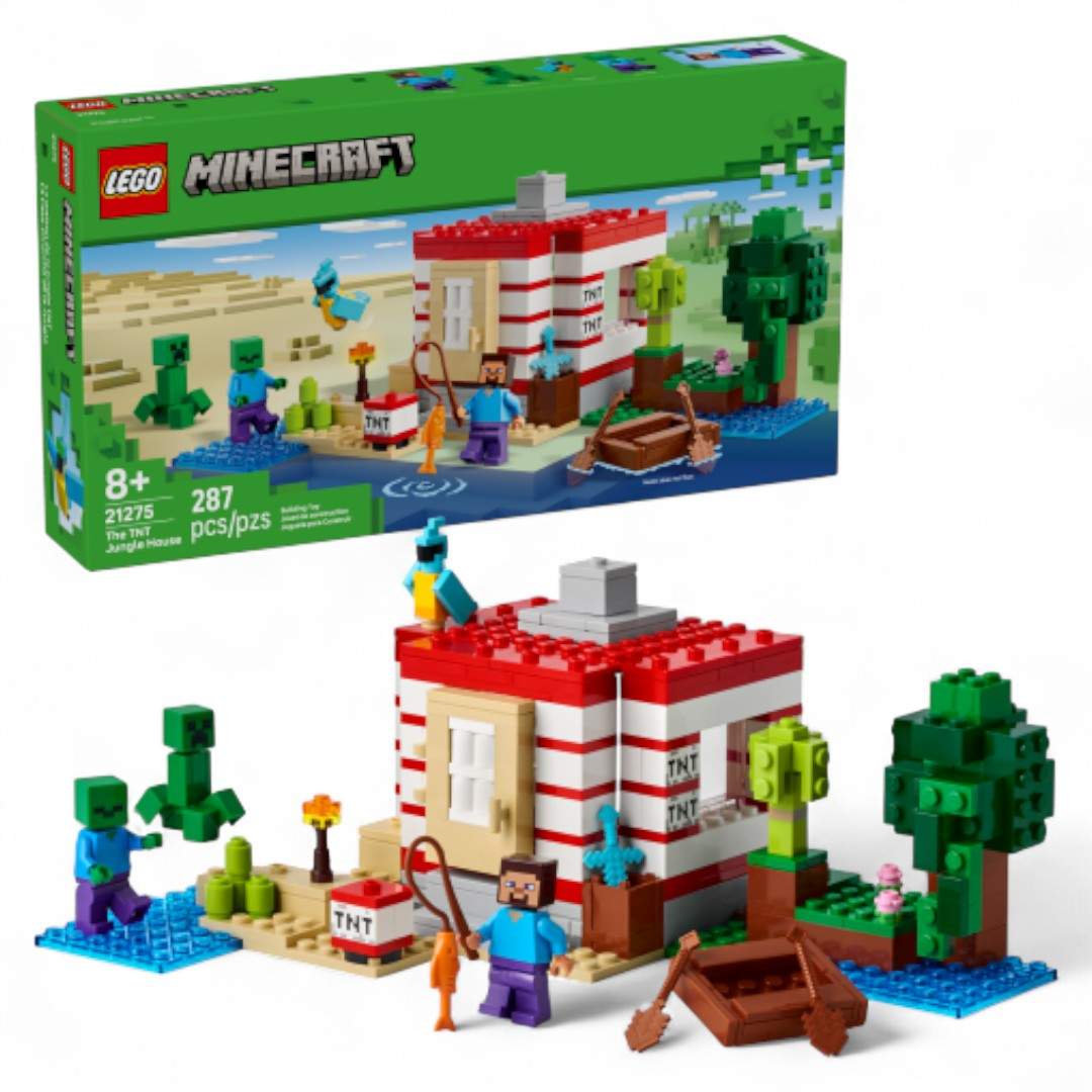 Lego Minecraft 21275 Casa nella Giungla Esplosiva