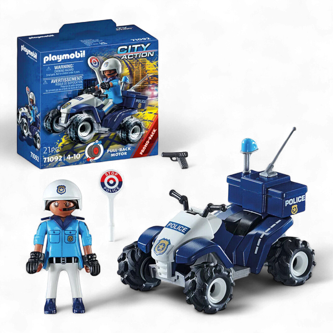 Playmobil 71092 City Action Quad della Polizia