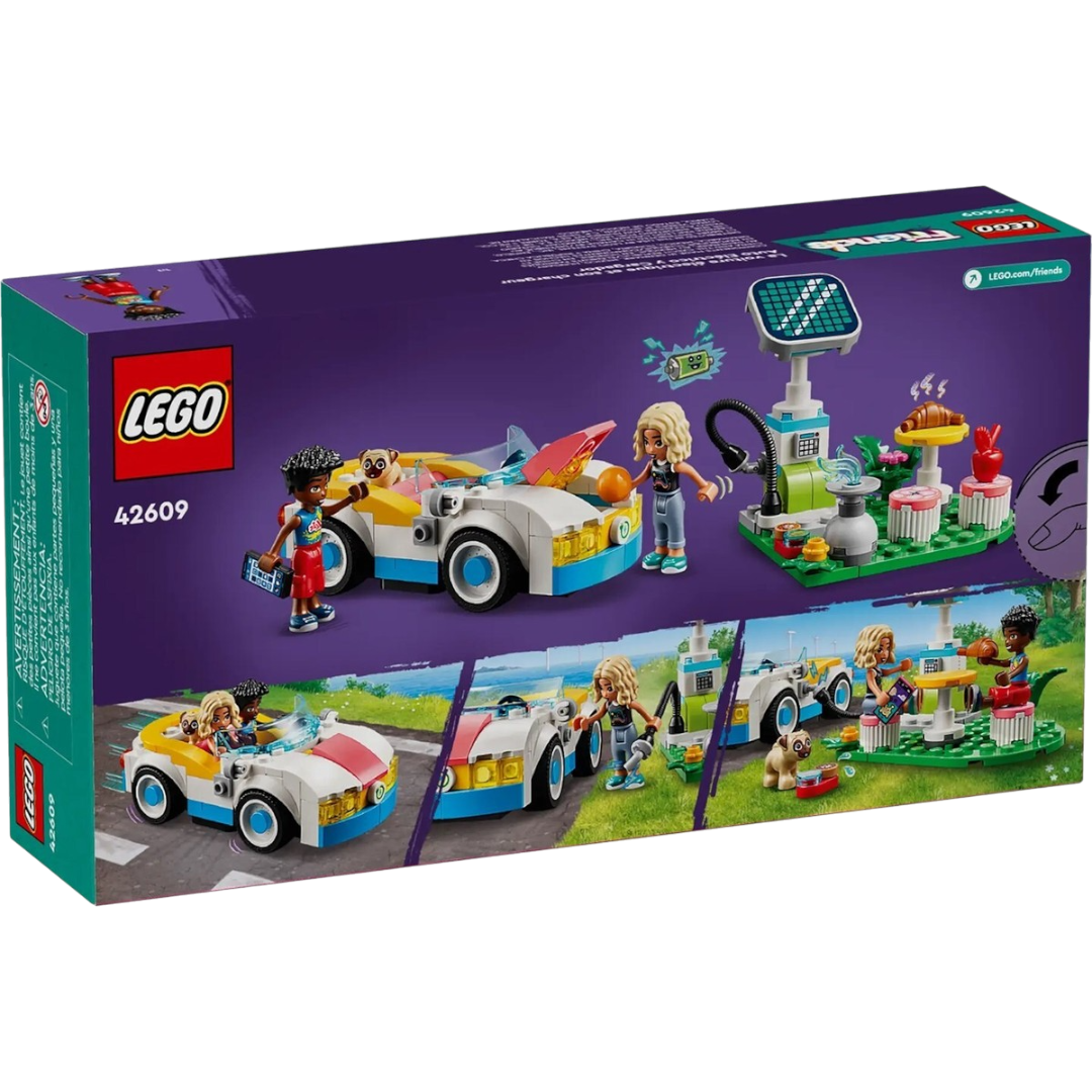 Lego Friends 42609 Auto Elettrica E Caricabatterie