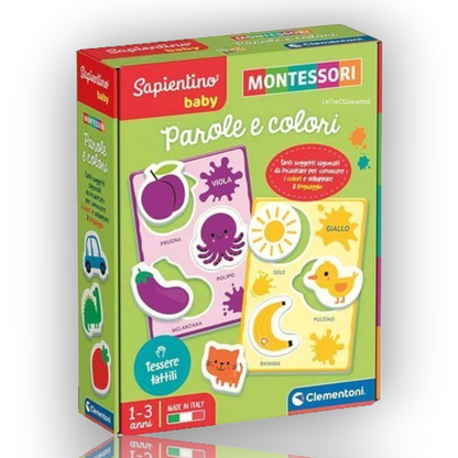 Sapientino Baby Montessori Parole e colori