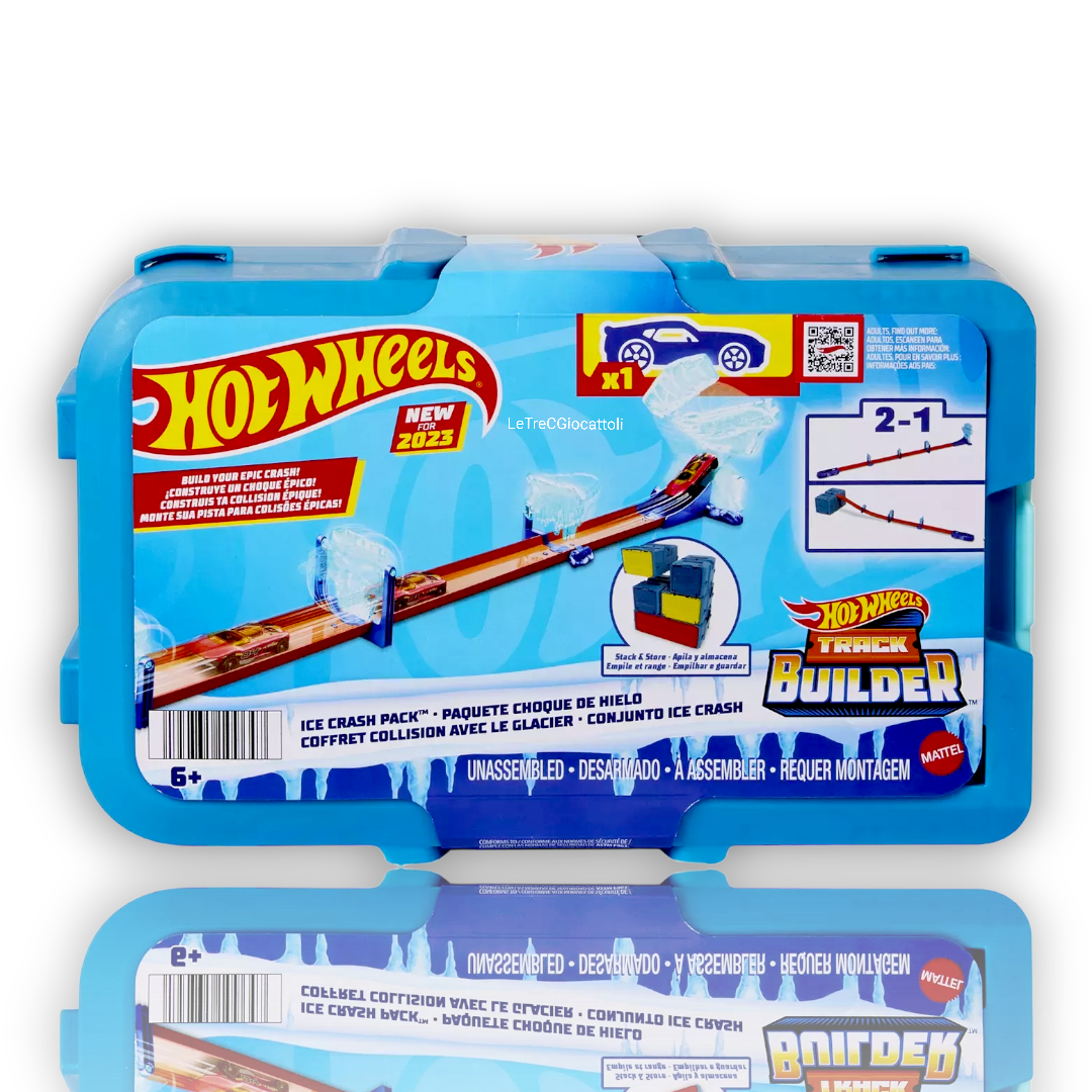 Hot Wheels Track Builder Pista di ghiaccio