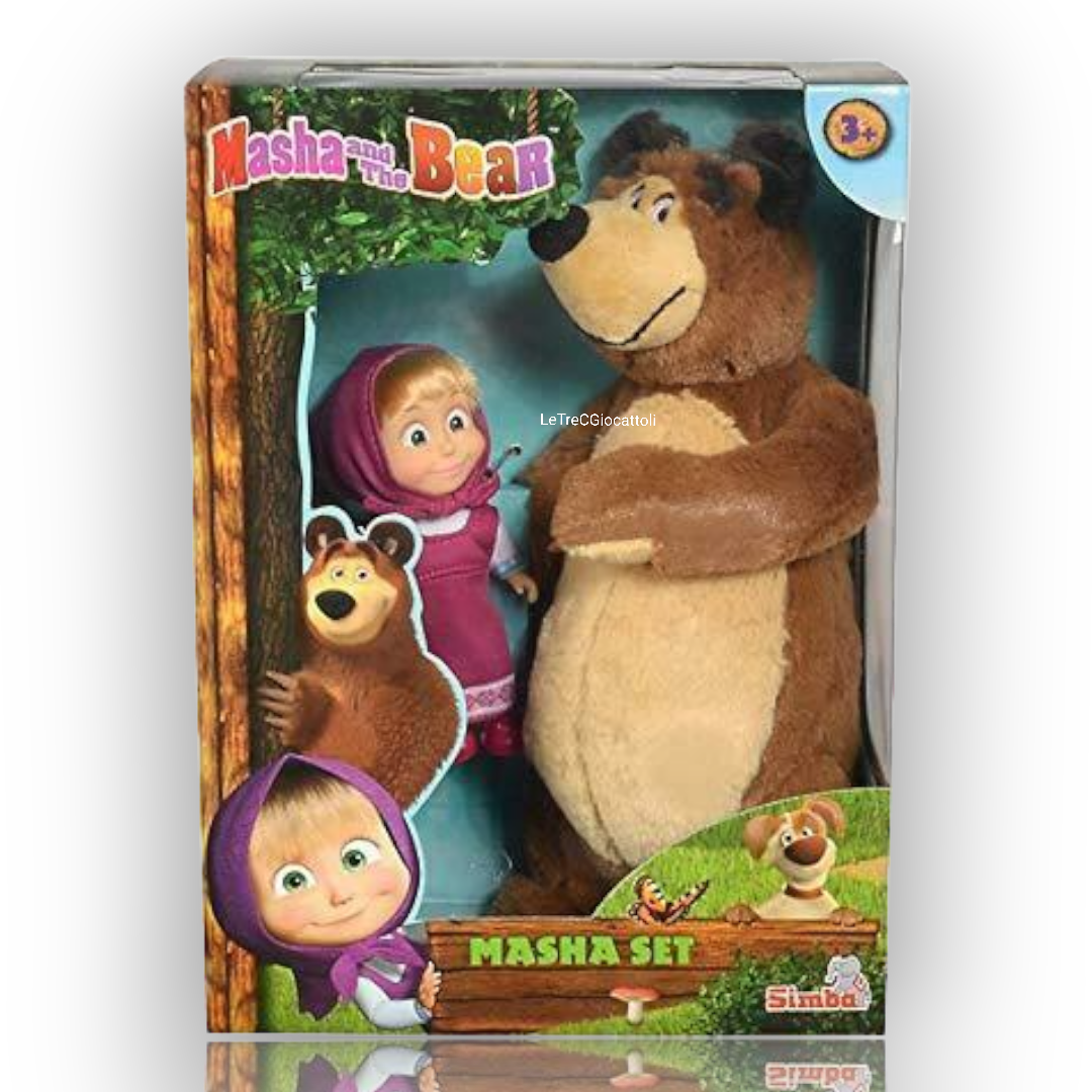 Masha ed orso Peluche 20 cm