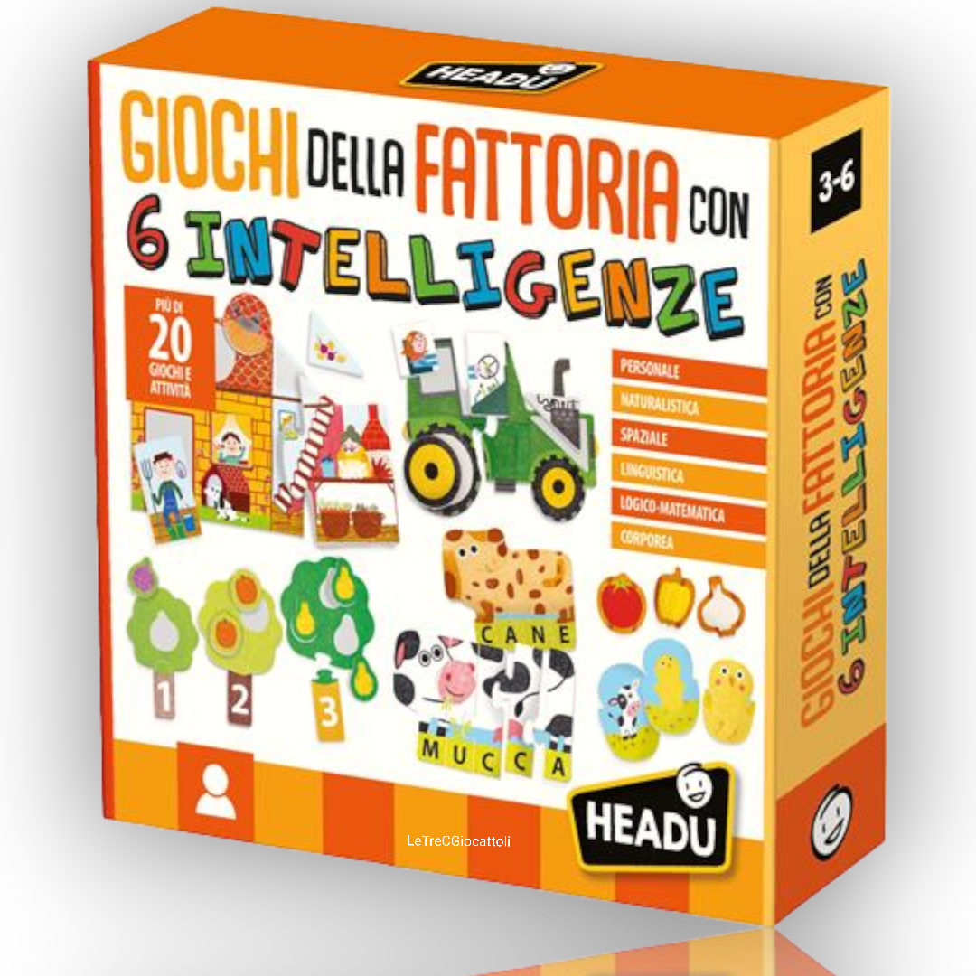 Headu Giochi della Fattoria con 6 Intelligenze