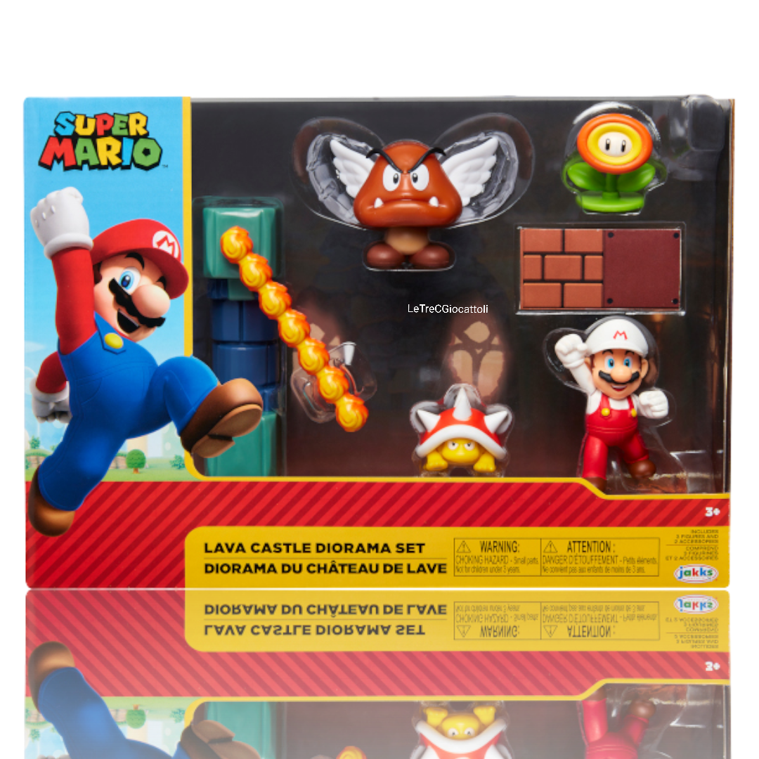 Super Mario Castello di Lava Playset