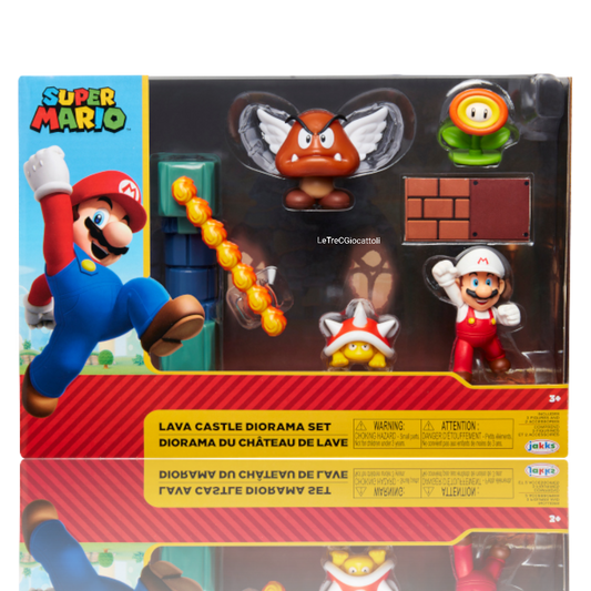Super Mario Castello di Lava Playset