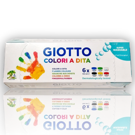 Giotto Colori a dita 6x100ml