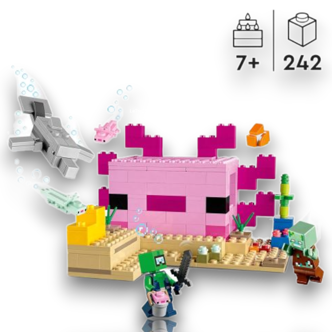 Lego Minecraft 21247 La Casa Dell' Axolotl