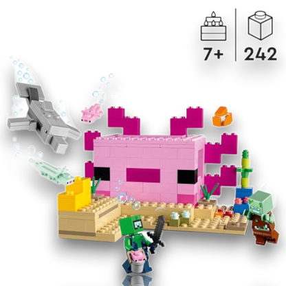 Lego Minecraft 21247 La Casa Dell' Axolotl