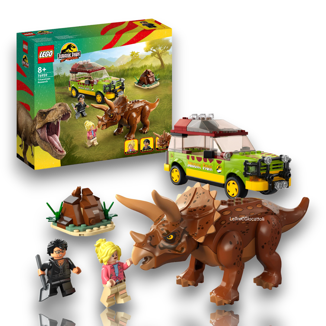 Lego Jurassic Park 76959 La Ricerca del Triceratopo