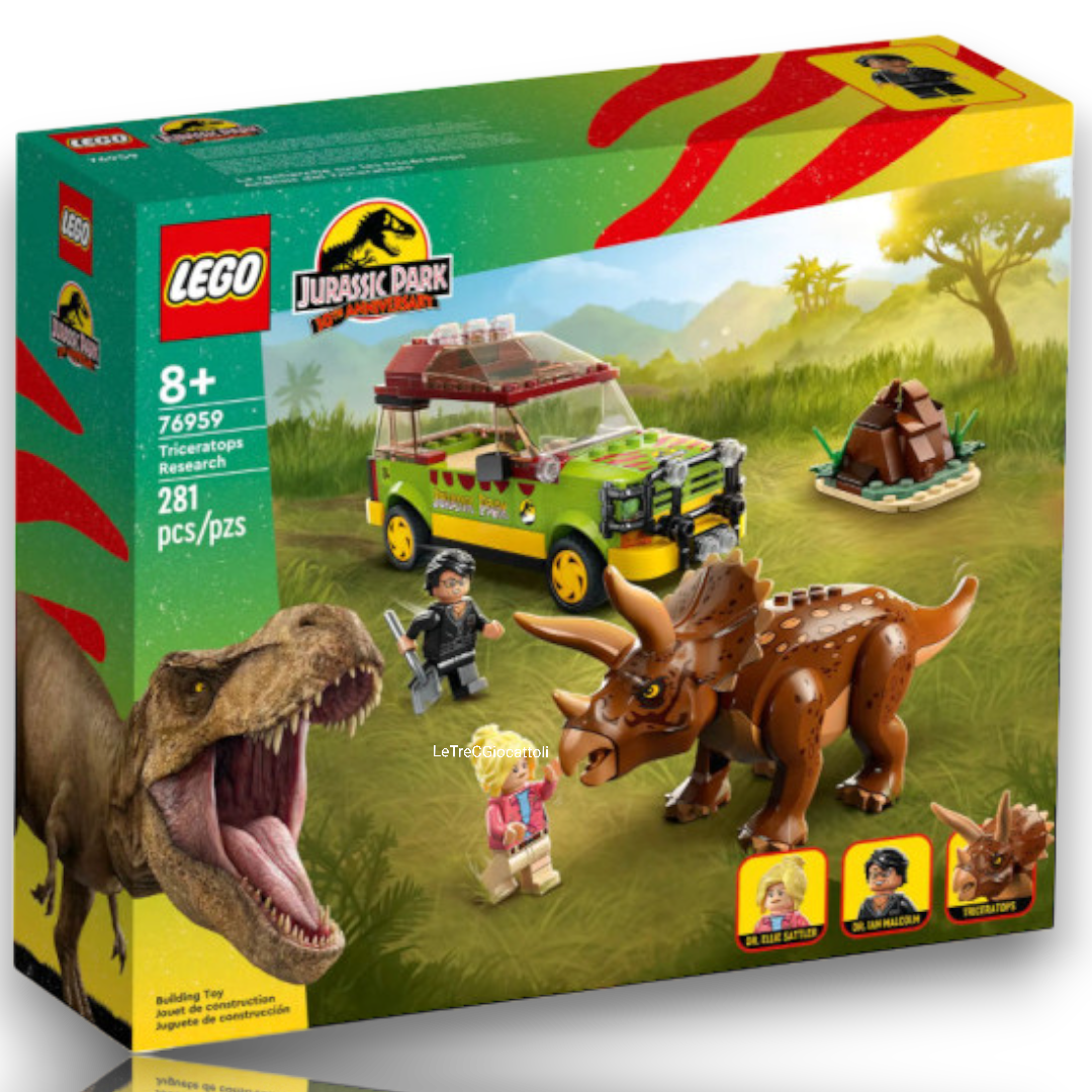 Lego Jurassic Park 76959 La Ricerca del Triceratopo