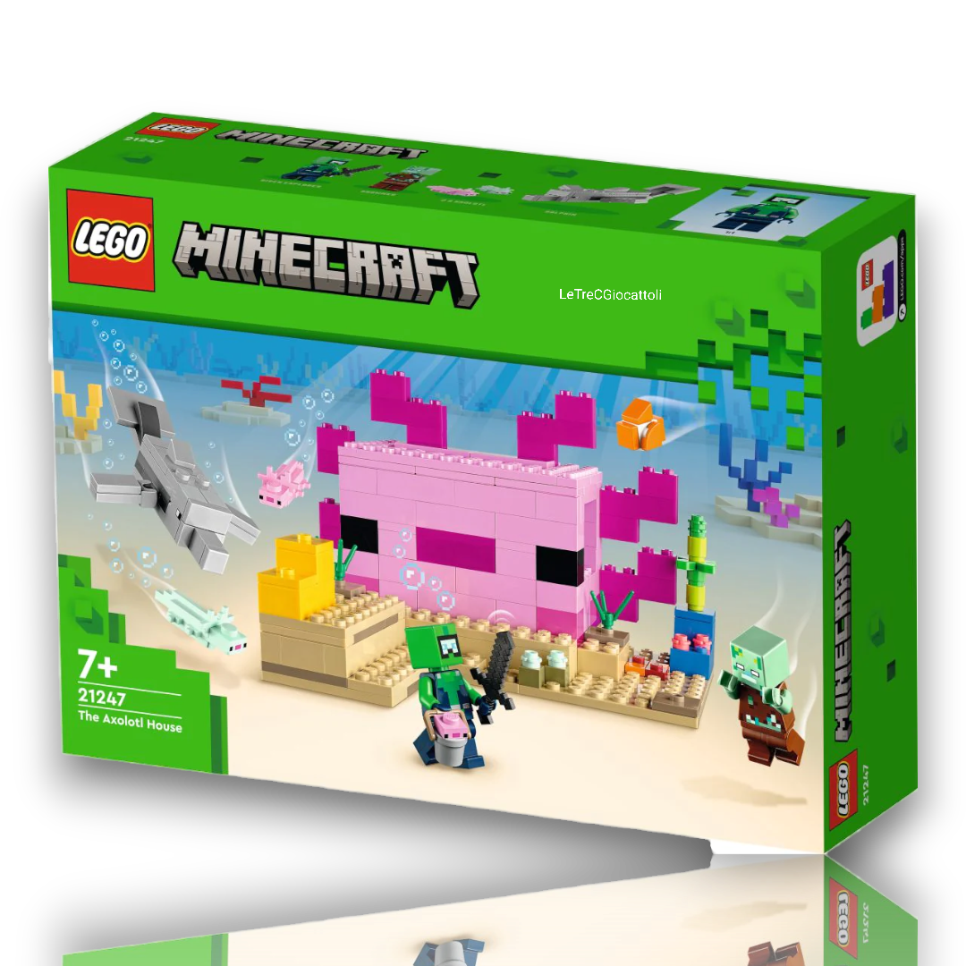 Lego Minecraft 21247 La Casa Dell' Axolotl