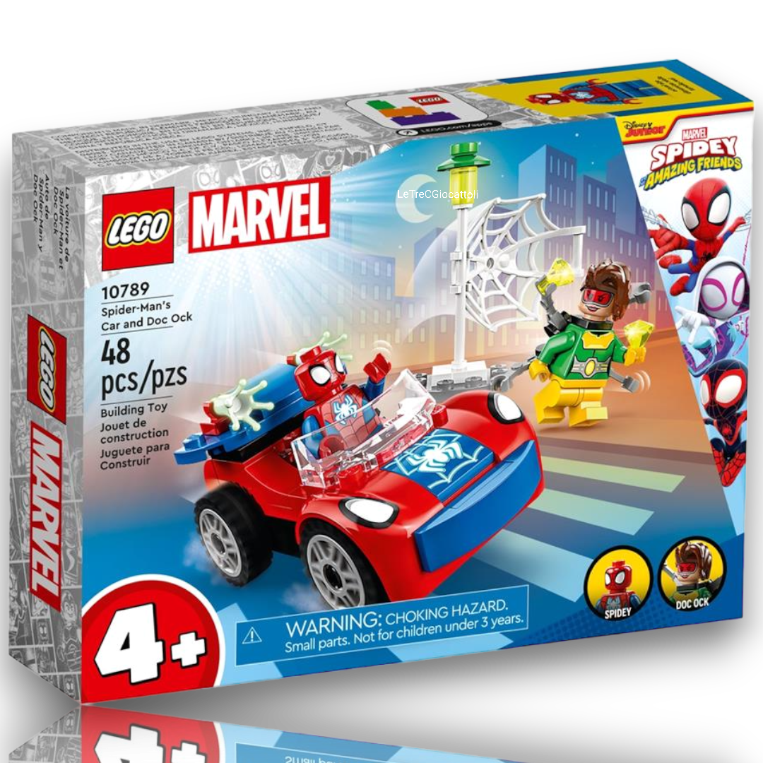 Lego Marvel 10789 L'Auto di Spiderman ed il Doctor Ock