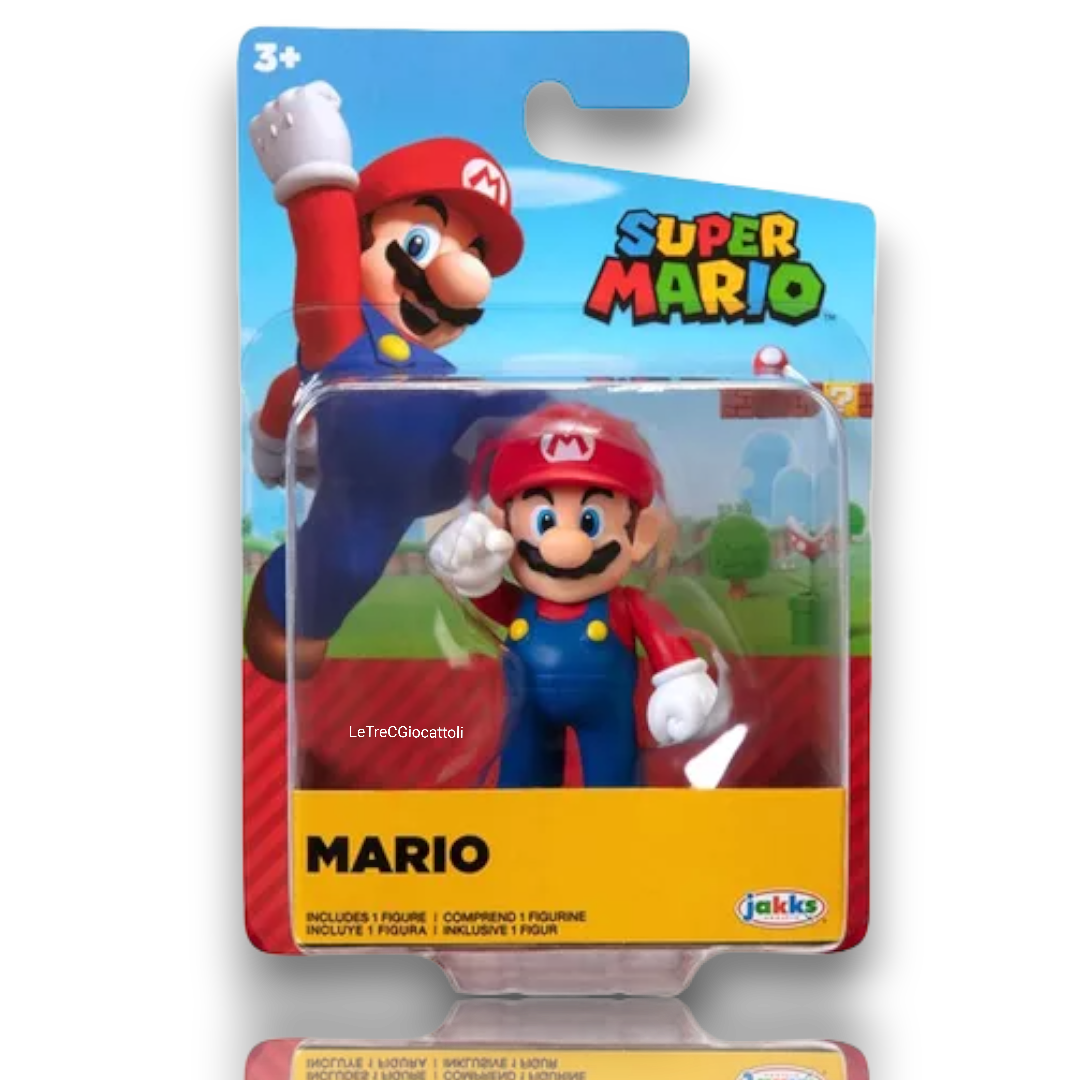 Super Mario personaggi Mario o Luigi 6 cmle3cgiocattoli