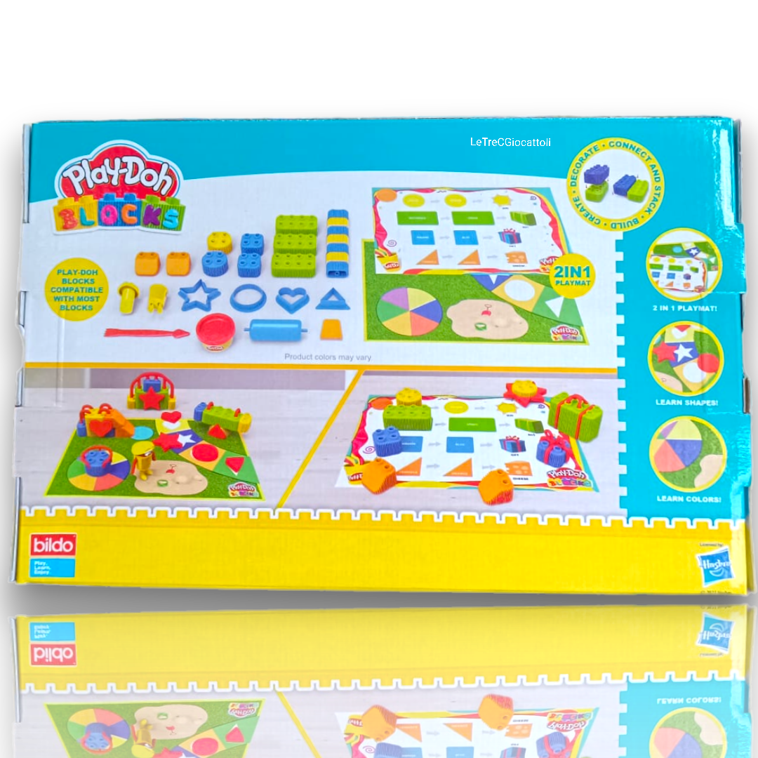 Play-Doh Blocks forme colori e pasta