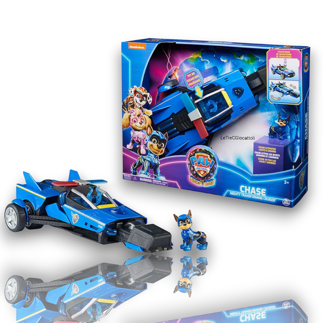 Paw Patrol The Mighty Movie - Chase Transforming Cruiser