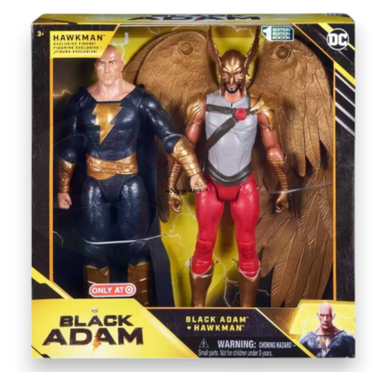 DC Black Adam e Hawkman 30 cm