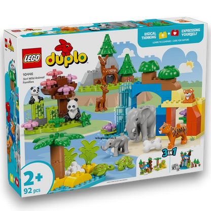 Lego Duplo 10446 Famiglie di Animali 3 in 1