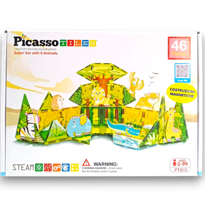 Picasso Safari Set con 8 animali Magnetici