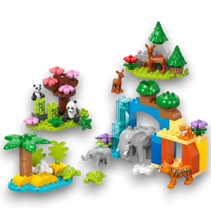 Lego Duplo 10446 Famiglie di Animali 3 in 1