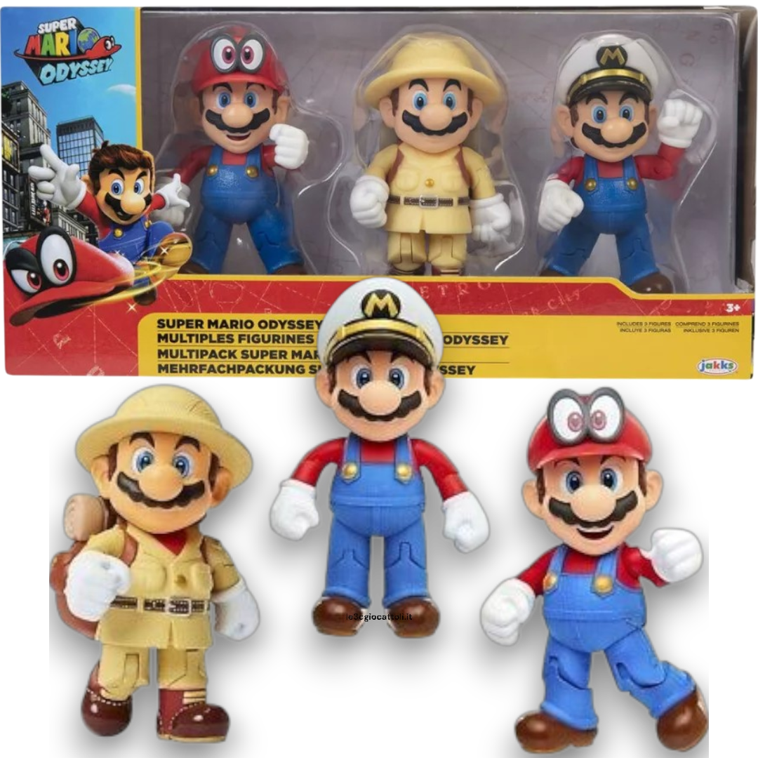 Super Mario Odyssey 3 personaggi