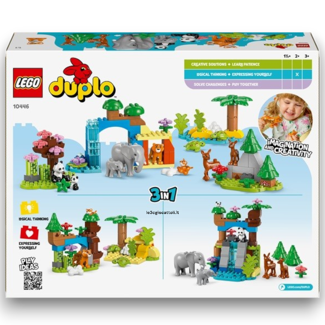 Lego Duplo 10446 Famiglie di Animali 3 in 1