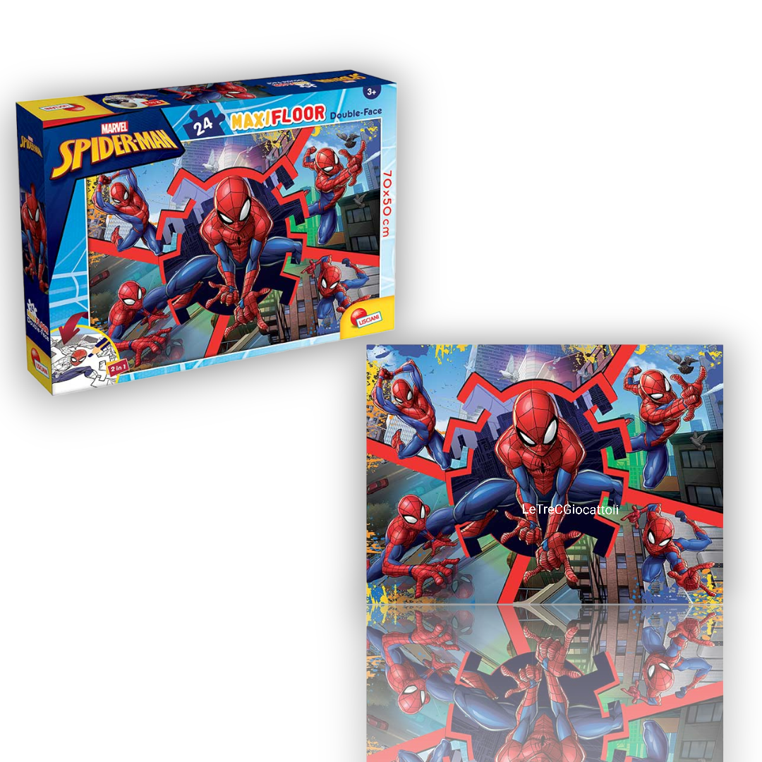 Puzzle 24 pezzi Spiderman Maxi floor