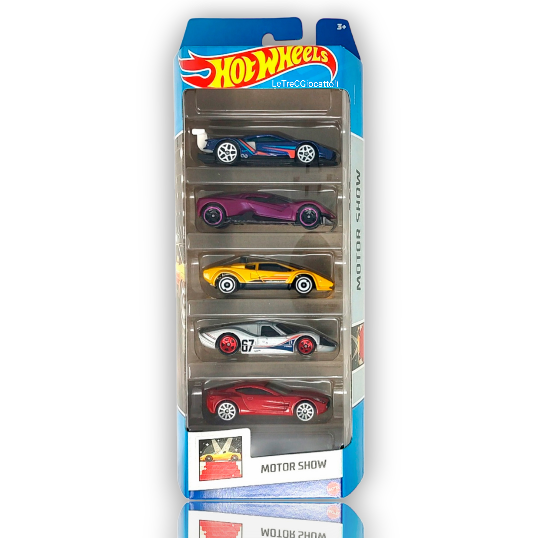 Hot Wheels confezione 5 macchine