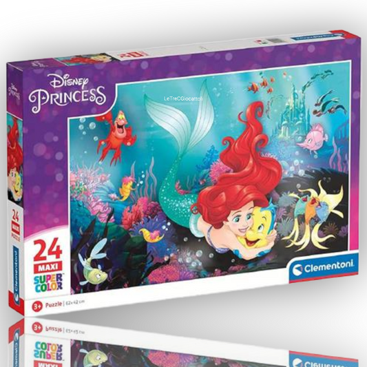 Puzzle 24 pezzi Disney Princess la Sirenetta