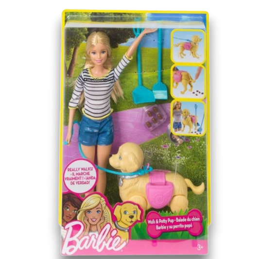 Barbie a spasso con i cuccioli DWJ68