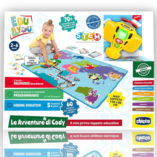 Chicco Le avventure di Cody - tappeto educativo STEM