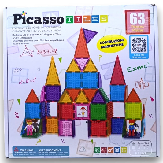 Picasso Costruzioni con Personaggio 63 Pezzi