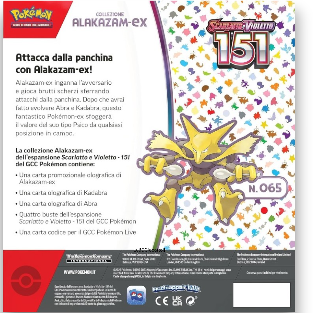 Pokemon Scarlatto e Violetto 151 Alakazam-Ex