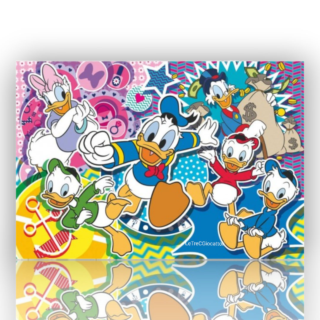 Puzzle 108 pezzi Disney Paperino Family