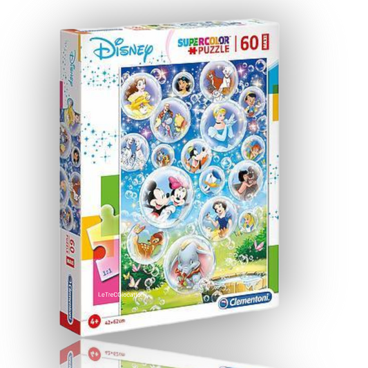 Puzzle 60 pezzi Disney Fantasia di bolle Super Color Maxi