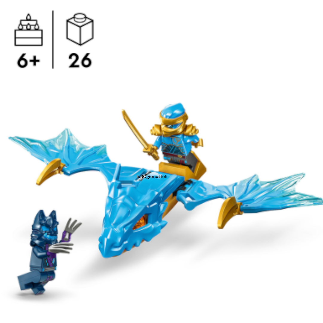Lego Ninjago 71802 Attacco del Rising Dragon di Nya