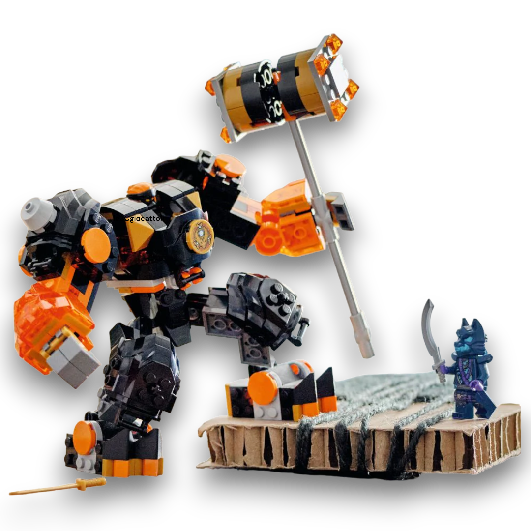 Lego Ninjago 71806 Mech Elemento di Cole