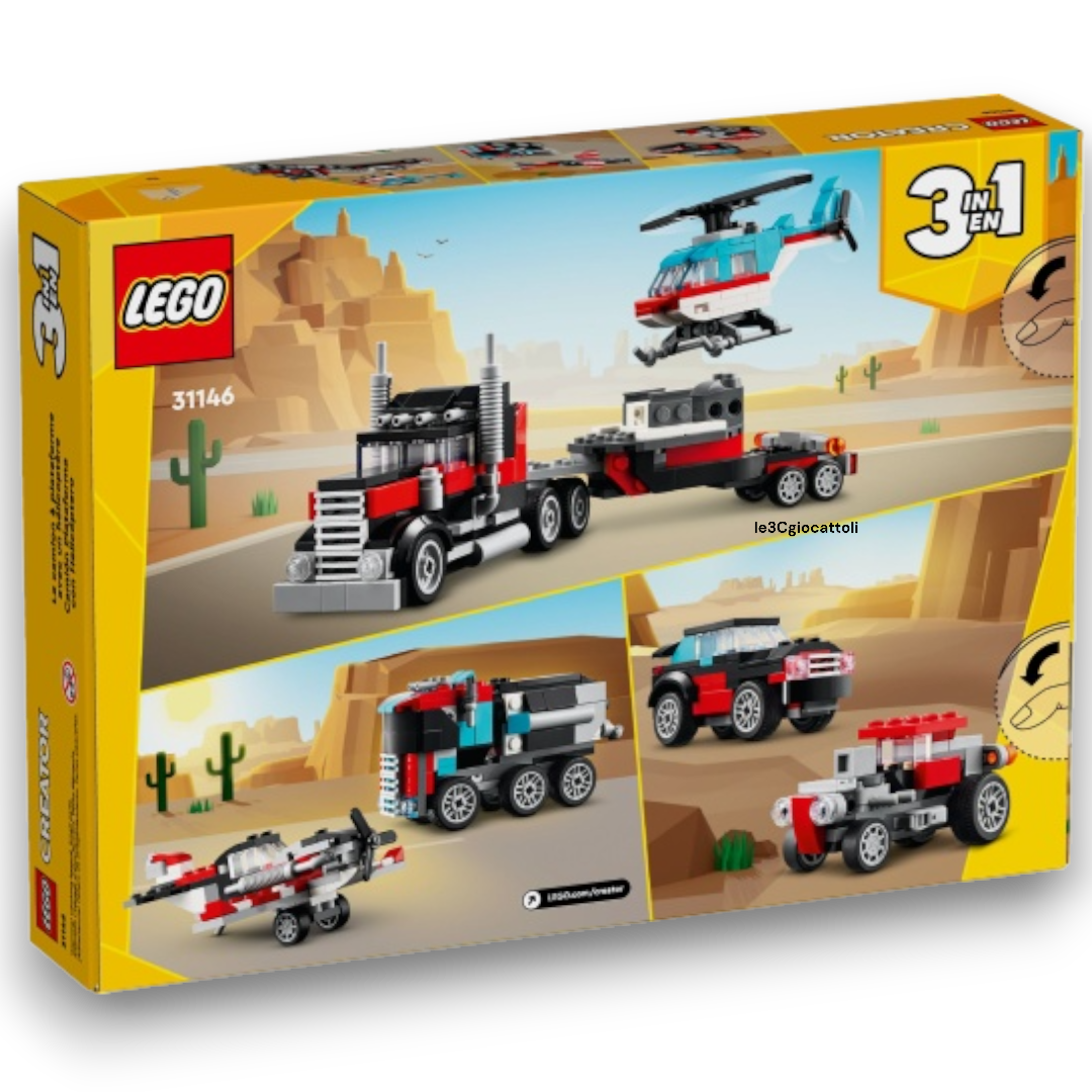 Lego Creator 31146 Autocarro con Elicottero