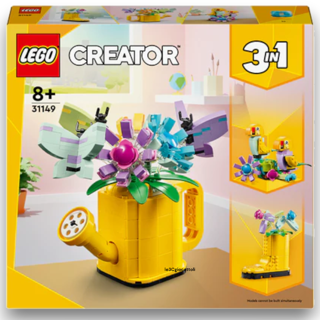 Lego Creator 31149 Innaffiatoio con Fiori 3in1