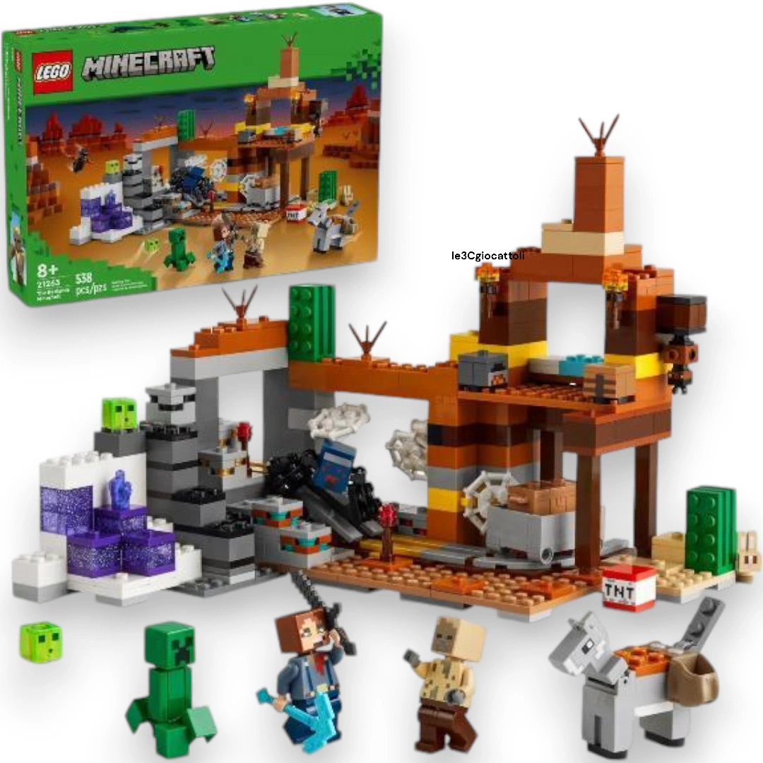 Lego Minecraft 21263 La Miniera Delle Badlands