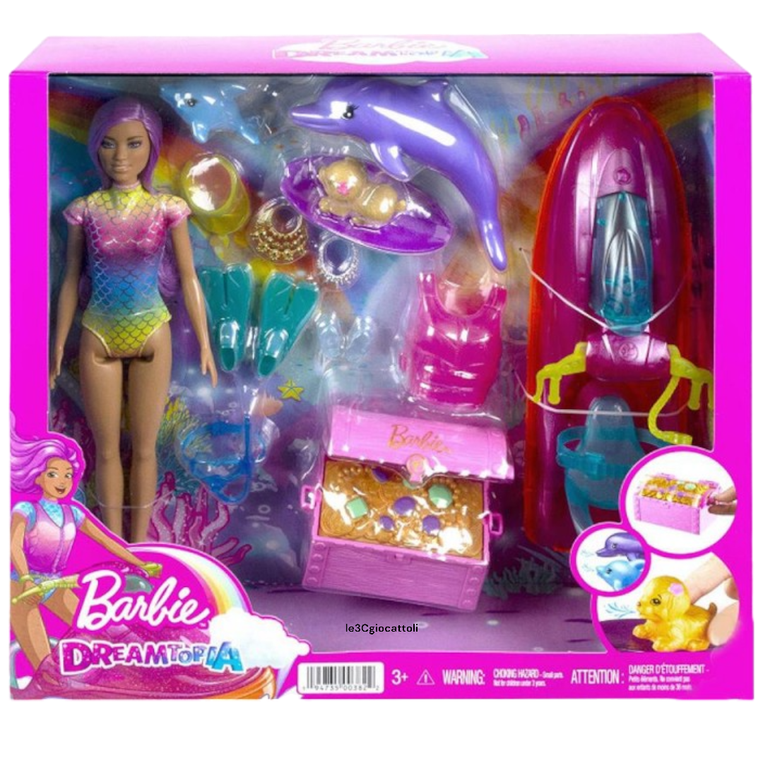 Barbie Dreamtopia con Acquascooter HBW90