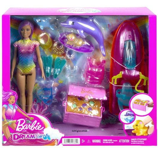 Barbie Dreamtopia con Acquascooter HBW90