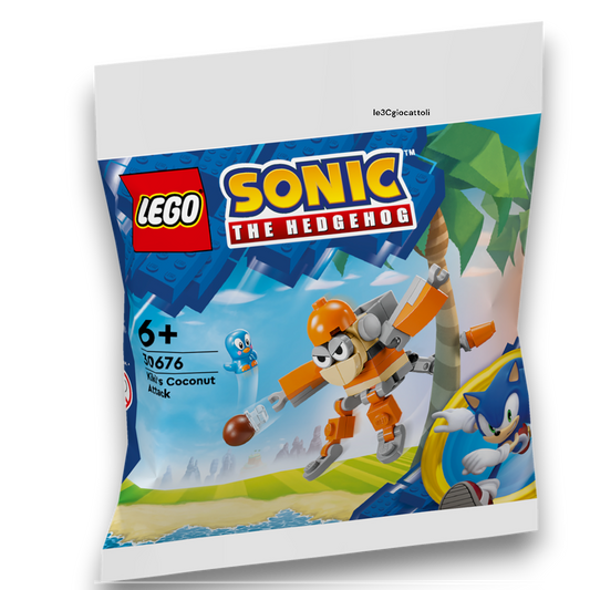 Lego Sonic 30676 Attacco di Kiki con le noci di Cocco