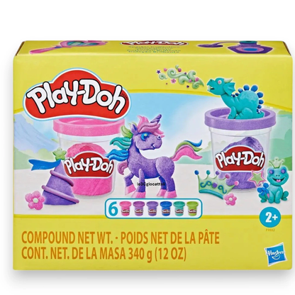 Play-Doh 6 Vasetti Brillanti